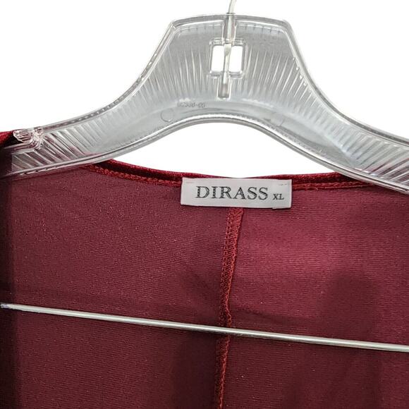 Dirass Sexy Velvet V Neck Bodycon Dress Cocktail Evening Party Formal Midi Dress - Picture 4 of 5